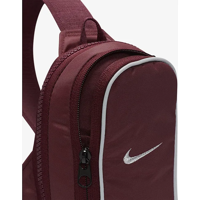 Сумка через плече Nike NK NSW ESSNTL CRSSBDY-MTL PULL 1L бордовий 20.5x12.5x5 см