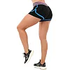 Спортивные шорты
 двойные 2 в 1 женские UNDER ARMOUR
 CO-1721 (Черный-фиолетовый)