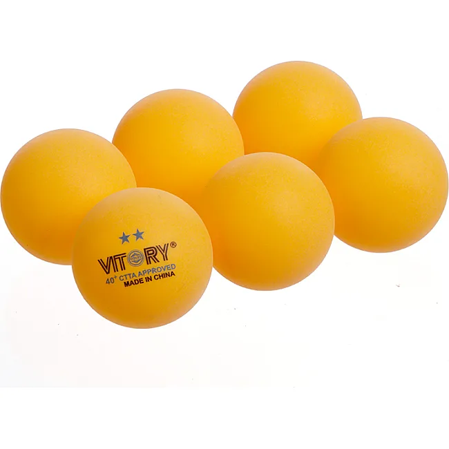 Мячи для настольного тенниса VITORY 40+ 2star MT-1892 6шт (Белый)