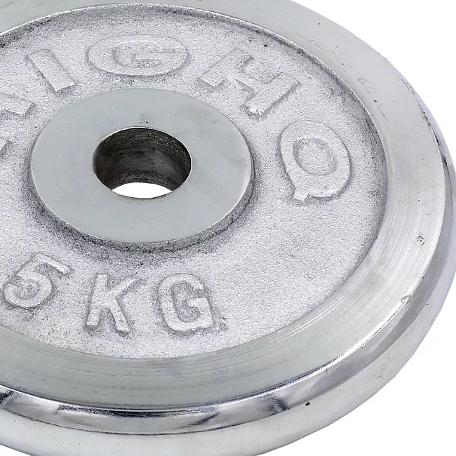 Блины диски хромированные HIGHQ SPORT TA-1452-5S 30мм 5кг хром