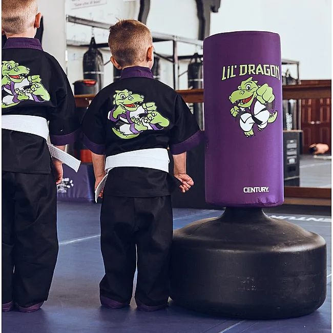 Мешок боксерский напольный CENTURY Little Dragon Kid Kick Wavemaster фиолетовый (101531)