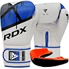 Боксерские перчатки RDX F7 Ego Blue (капа в комплекте)
