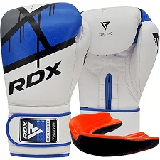 Боксерские перчатки RDX F7 Ego Blue (капа в комплекте)