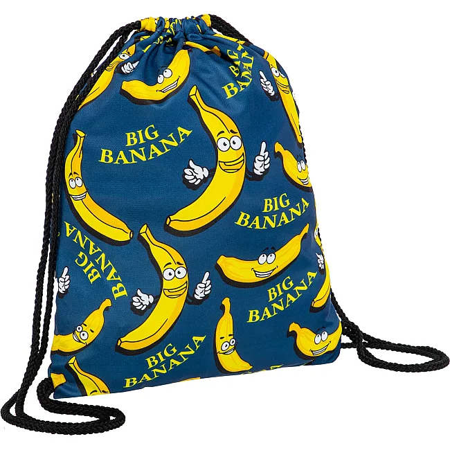 Рюкзак-мешок спортивный
 SP-SPORT
 GA-5971 BIG BANANA 46х37см (Синий-желтый)