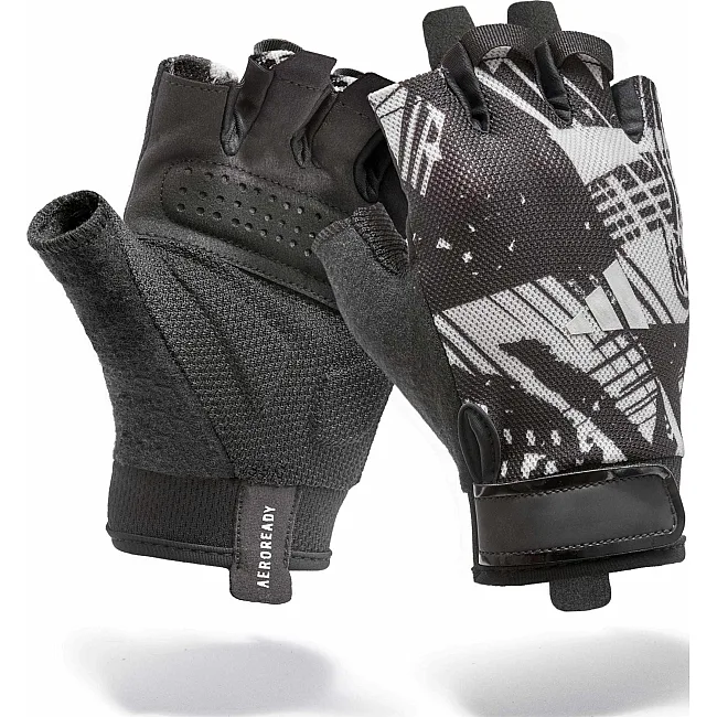 Рукавички для тренінгу Adidas Essential Training Gloves чорний, сірий XS