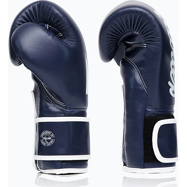 Боксерские перчатки Fairtex BGV14 Blue (бинты в комплекте)