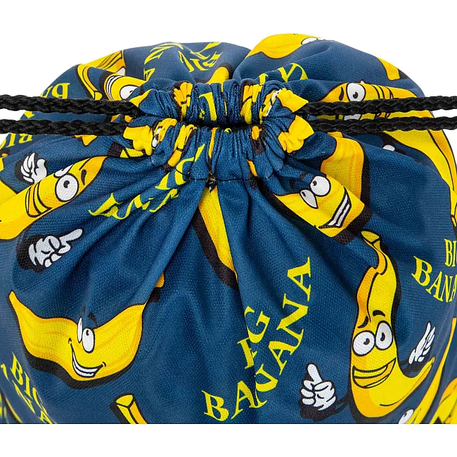 Рюкзак-мешок спортивный
 SP-SPORT
 GA-5971 BIG BANANA 46х37см (Синий-желтый)