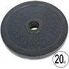 Млинці диски гумові SHUANG CAI SPORTS TA-1449-20B 52мм 20кг