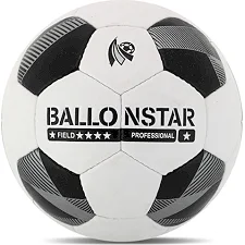 Футбольный мяч BALLONSTAR FB-4352 №5 PU (Белый-черный)