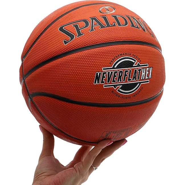 Баскетбольный мяч
 резиновый SPALDING NEVERFLAT HEX 84440Y
 7