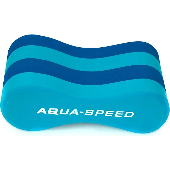 Плавательная колобашка Aqua Speed 4 LAYERS PULLBUOY 5640 голубой, синий 23,5x8,5x13см