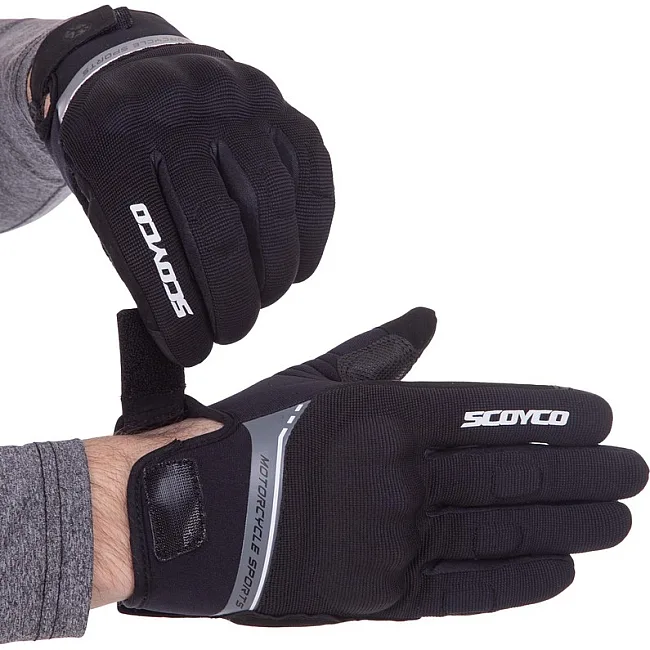 Мотоперчатки SCOYCO MC75 (Черный)