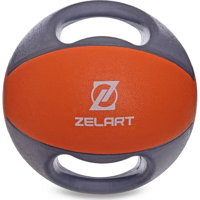 Медбол мяч медицинский двуручный с хватами ZELART
 FI-2619-6 6кг