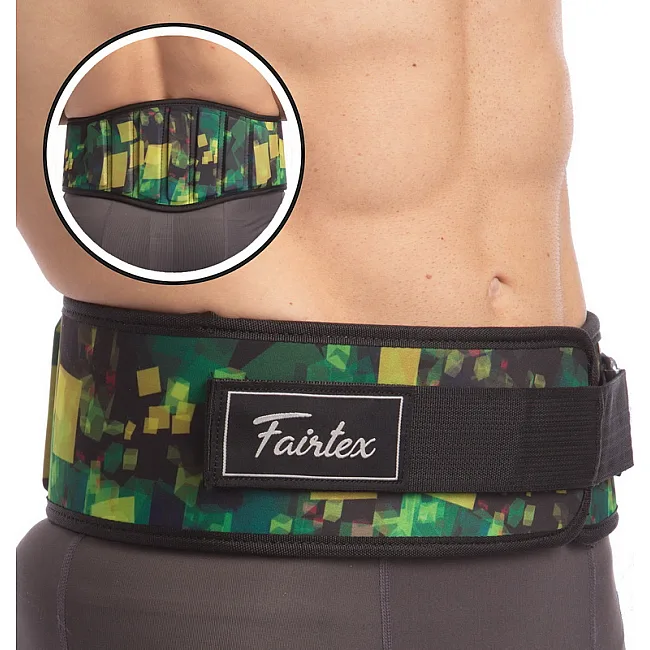 Пояс атлетический текстильный FAIRTEX 167772 спинка-17см