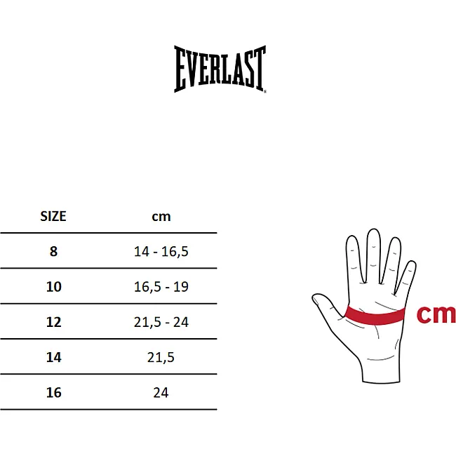 Боксерские перчатки Everlast Powerlock 2 Pro Lace черный 14 унций