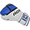 Боксерские перчатки RDX F7 Ego Blue (капа в комплекте)
