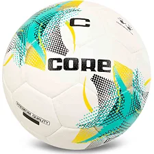 Мяч футзальный CORE FB-7585 №4 PU (Белый-бирюзовый)