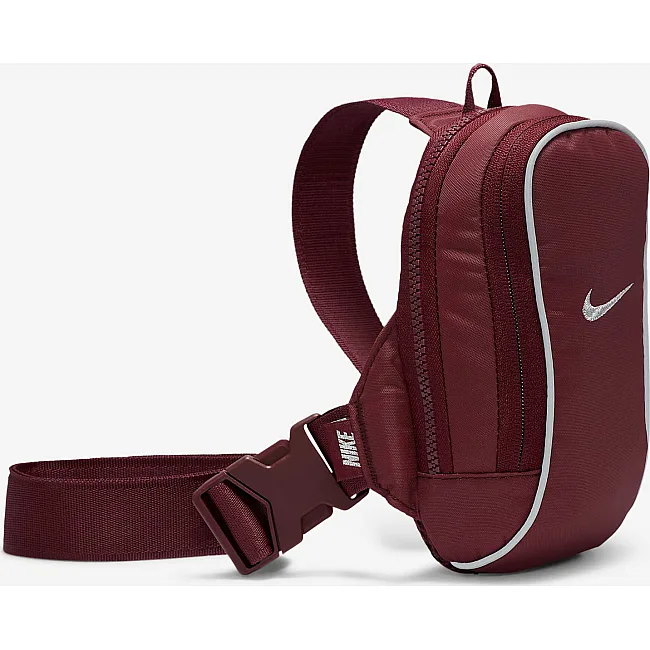 Сумка через плече Nike NK NSW ESSNTL CRSSBDY-MTL PULL 1L бордовий 20.5x12.5x5 см