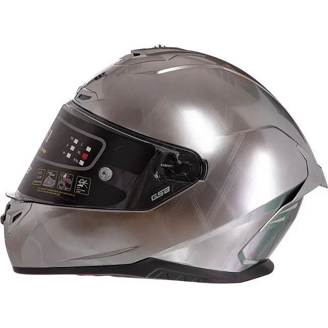 Шлем для мотоцикла интеграл GSB GSB-361 (Серый)