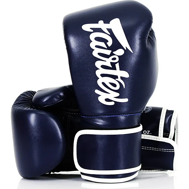 Боксерские перчатки Fairtex BGV14 Blue (бинты в комплекте)