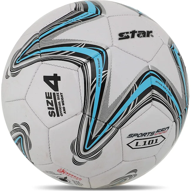 Футбольный мяч SELECT
AR SPORTS 550 L101 SB8234 №4 PU (Белый-голубой)