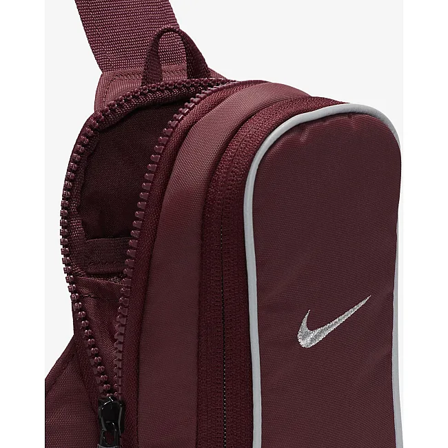 Сумка через плече Nike NK NSW ESSNTL CRSSBDY-MTL PULL 1L бордовий 20.5x12.5x5 см