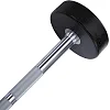 Штанга неразборная с фиксированным весом прямая полиуретановая LiveUp LP8010-20 длина-89,2см 20кг