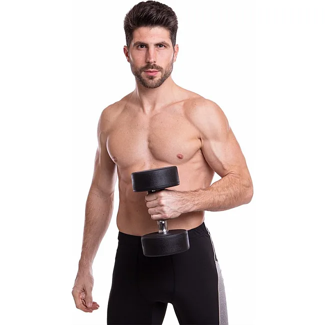 Гантель профессиональная
 с полиуретановым покрытием TECHNOGYM LN-1254-12_5 1шт 12,5кг