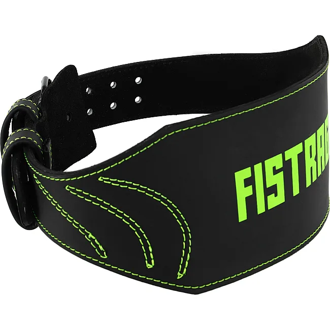 Пояс для тяжелой атлетики кожа
 FISTRAGE VL-8441 спинка-15см (Черный)