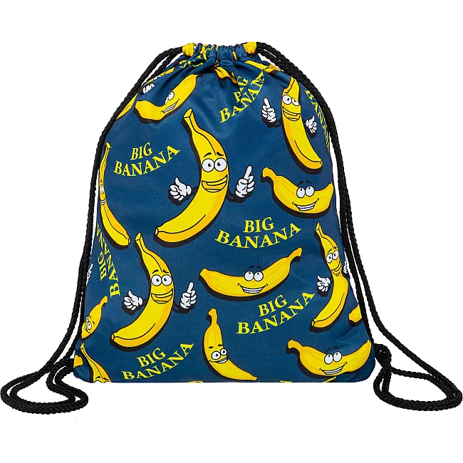 Рюкзак-мешок спортивный
 SP-SPORT
 GA-5971 BIG BANANA 46х37см (Синий-желтый)