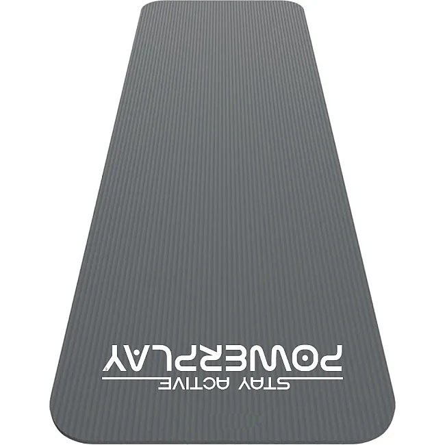 Коврик для йоги и фитнеса PowerPlay 4152 NBR Performance Mat Серый (183x61x1)