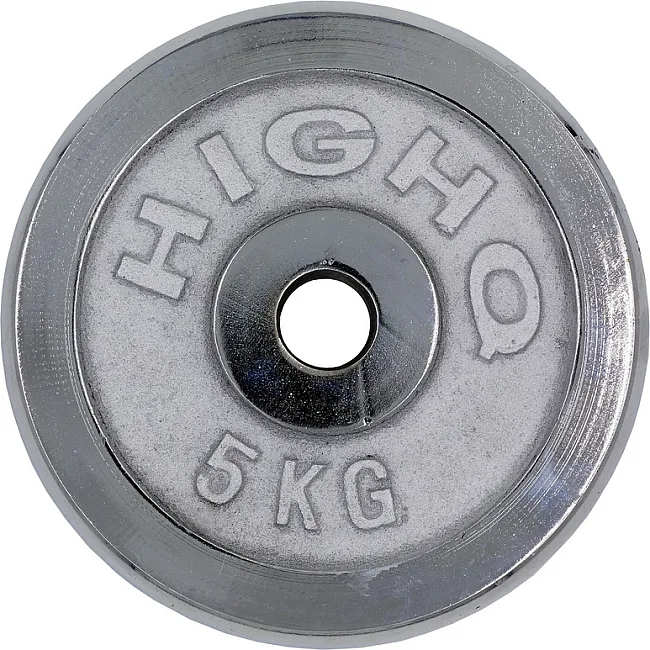 Блины диски хромированные HIGHQ SPORT TA-1452-5S 30мм 5кг хром
