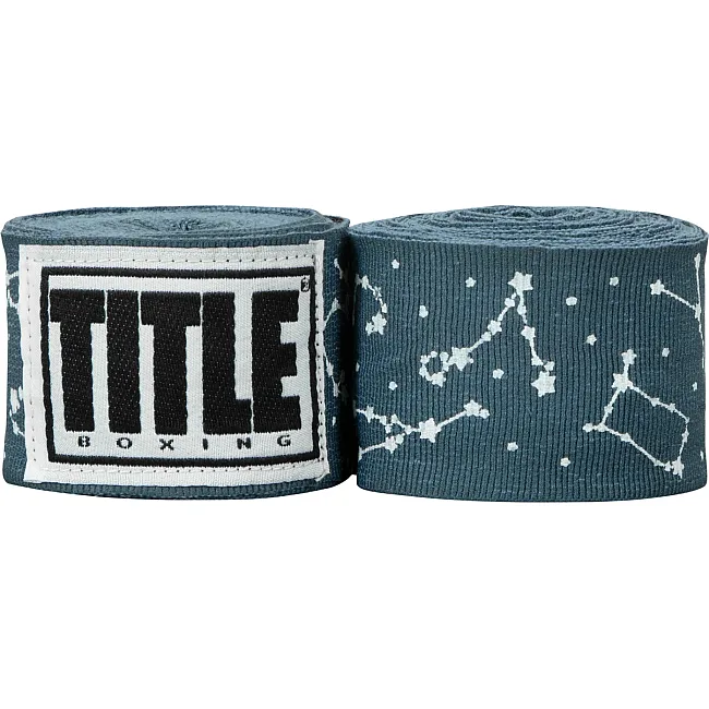 Бинты для бокса TITLE Boxing Print 450см Constellations