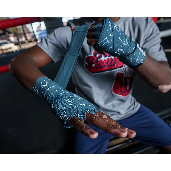 Бинты для бокса TITLE Boxing Print 450см Constellations