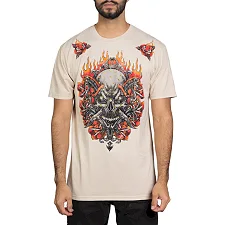 Футболка мужская AFFLICTION Toxic Tavern Cream