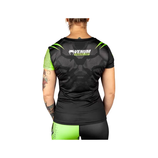 Женская Футболка VENUM Training Camp 2.0 Black Neo Yellow