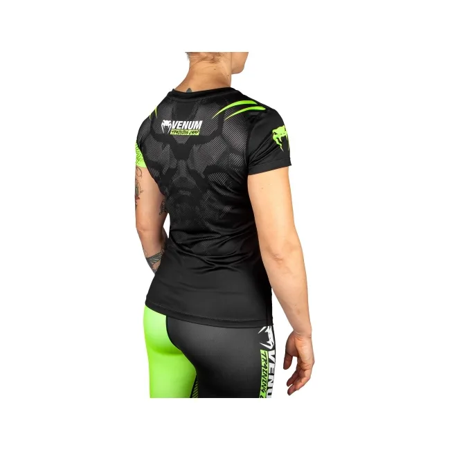 Женская Футболка VENUM Training Camp 2.0 Black Neo Yellow