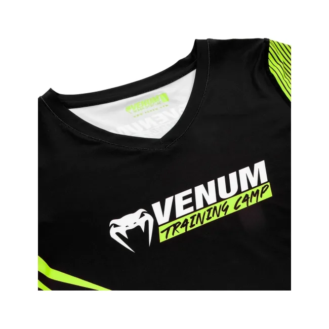 Женская Футболка VENUM Training Camp 2.0 Black Neo Yellow