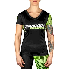Жіноча футболка VENUM Training Camp 2.0 Black Neo Yellow