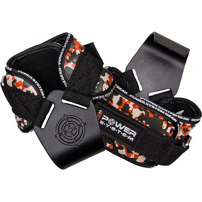 Крюки для тяги на запястье POWER SYSTEM PS-3370 Hooks Camo Black/Red