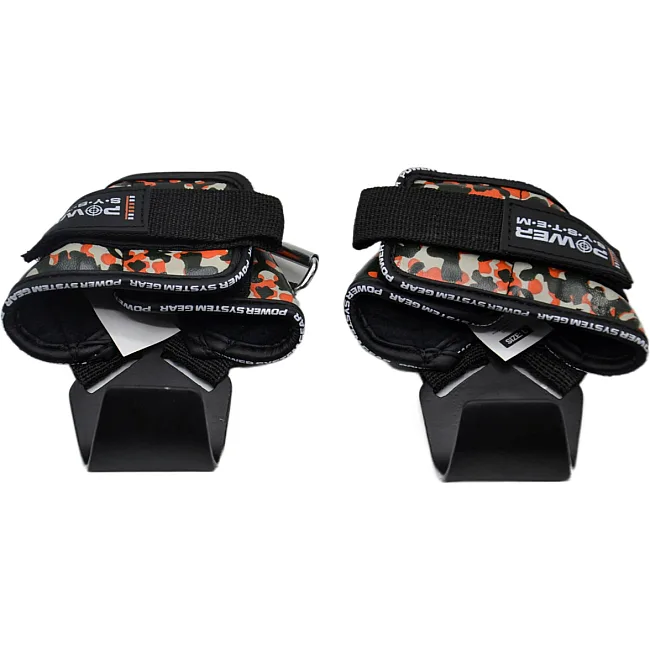 Крюки для тяги на запястье POWER SYSTEM PS-3370 Hooks Camo Black/Red
