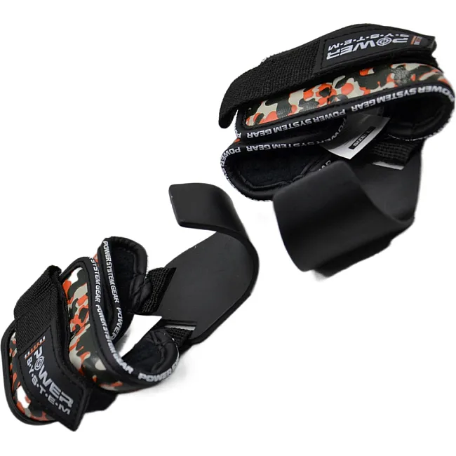 Крюки для тяги на запястье POWER SYSTEM PS-3370 Hooks Camo Black/Red