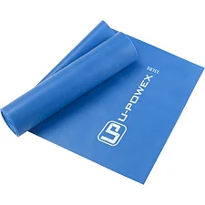 Лента-эспандер для фитнеса U-POWEX Fitness band 0.4мм. (6.8кг) Blue