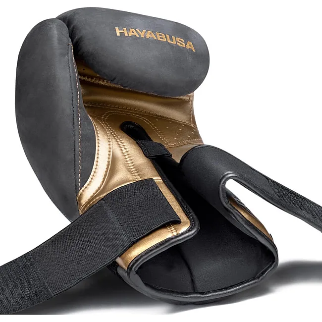 Перчатки для бокса HAYABUSA T3 LX Obsidian Gold