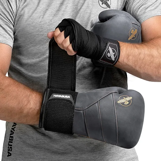 Перчатки для бокса HAYABUSA T3 LX Obsidian Gold