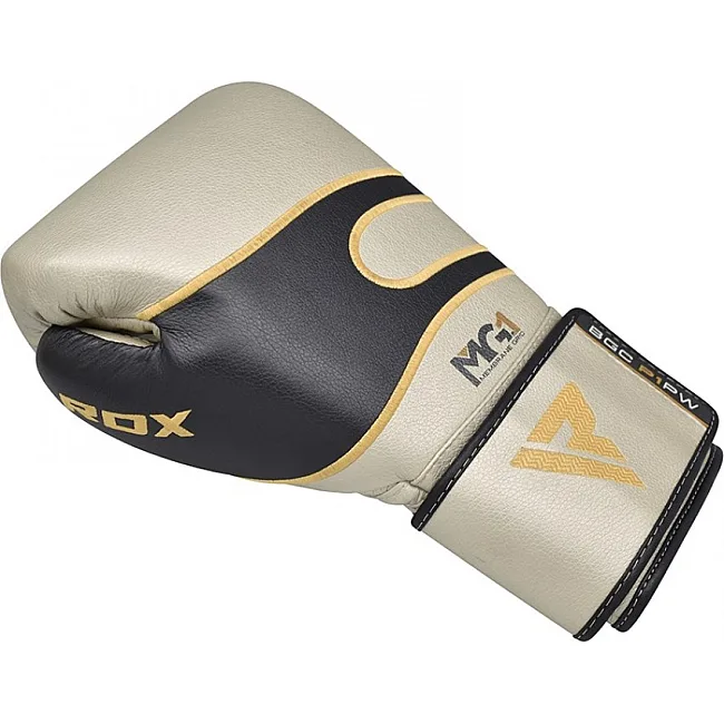 Перчатки для бокса RDX Leather Pearl White