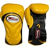 Перчатки для бокса TWINS Velcro Extra Design BGVL6 Black Yellow