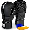Перчатки для спаррингов ММА PHANTOM APEX Sparring Black (капа в подарок)