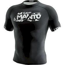 Рашгард MANTO Torn Short Sleeve Black
