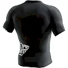 Рашгард MANTO Torn Short Sleeve Black